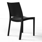 Ensemble de salle à manger rond de 5 pièces WestinTrends Playa en métal pour l'intérieur et l'extérieur avec chaises de salle à manger de terrasse empilables