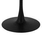 WestinTrends Playa 5-Piece Outdoor Indoor Round Metal Patio Dining Table Set With Stackable Patio Chairs