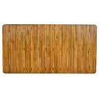 Christopher Knight Home Varkael Ensemble de salle à manger d'extérieur rustique 7 pièces en bois d'acacia avec coussins