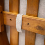 Christopher Knight Home Mordak Ensemble de salle à manger d'extérieur rustique 7 pièces en bois d'acacia avec coussins