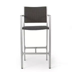 Ensemble de bar extérieur 5 pièces en osier et aluminium GDFStudio Crested Bay