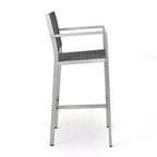 Ensemble de bar extérieur 5 pièces en osier et aluminium GDFStudio Crested Bay