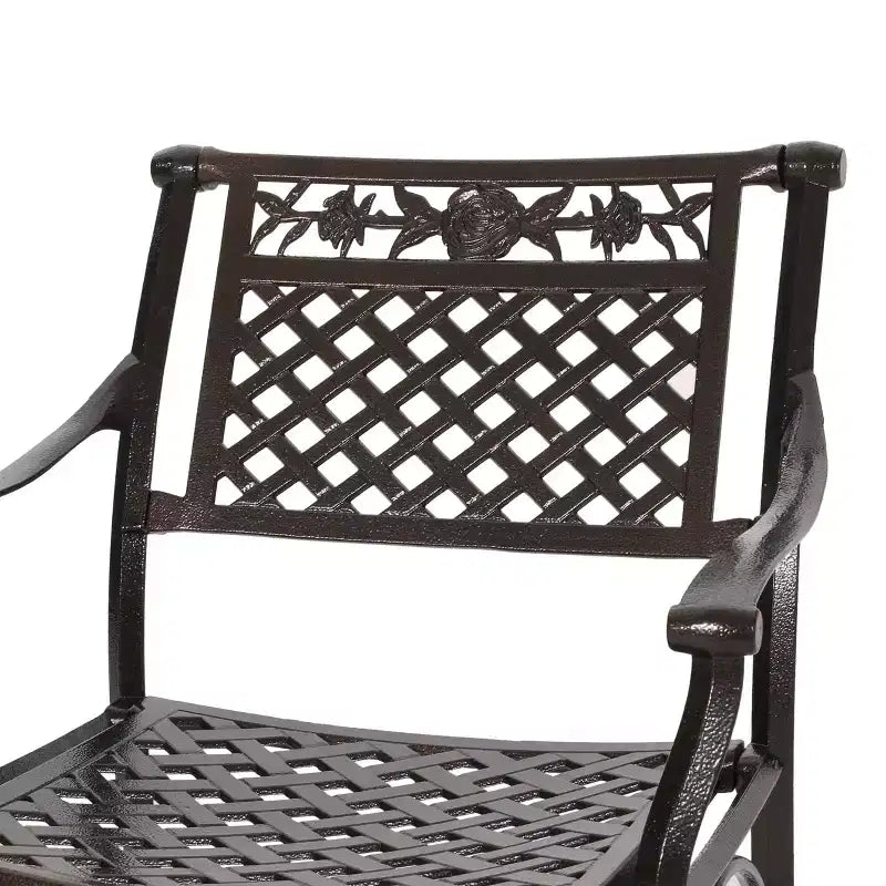 Christopher Knight Home Ridgecrest Outdoor Aluminum 5 Piece Dining Set
