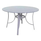 Ensemble repas rond 5 pièces Courtyard Casual Santa Fe de 122 cm avec fauteuils à bascule pivotants en osier Comprend une table ronde et 4 fauteuils à bascule pivotants en osier