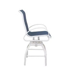 Courtyard Casual Santa Fe 3 pc Balcony Height 36 Round Dining Set Includes one 36 Balcony Table and two Balcony Swivel Stools