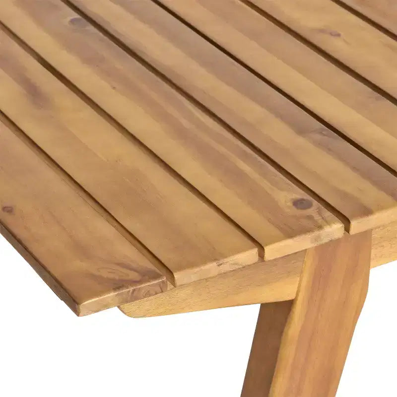 Christopher Knight Home Copperfield Outdoor Mesh and Acacia Wood 7 Piece Dining Set