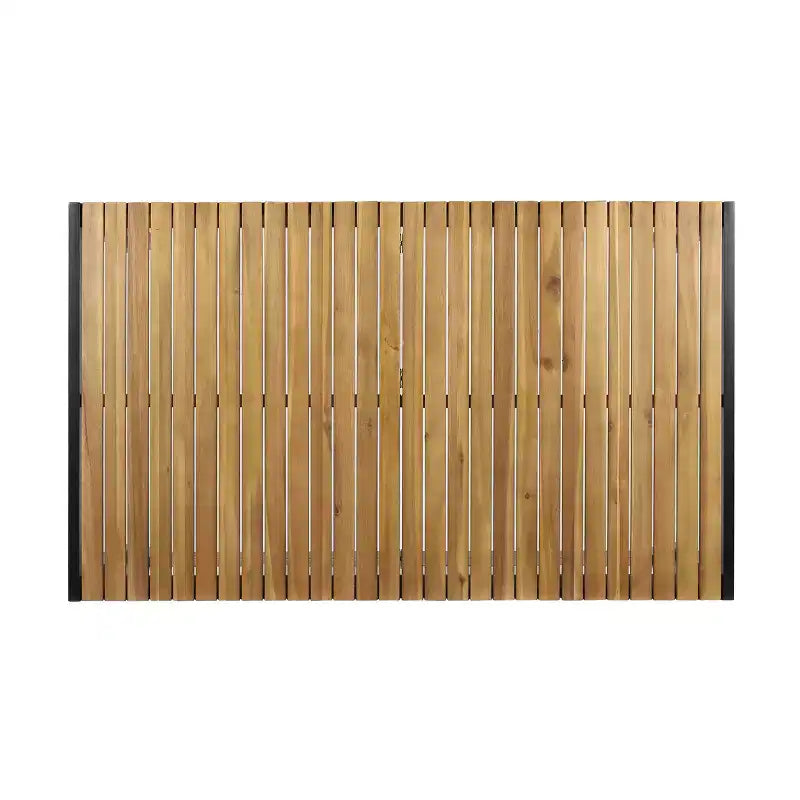 Ensemble de salle à manger d'extérieur 7 pièces Christopher Knight Home Tyburn en bois d'acacia et osier
