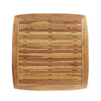 Christopher Knight Home Lagen Outdoor Acacia Wood and Wicker 5 Piece Dining Set