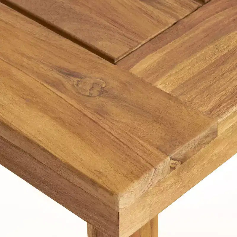 Christopher Knight Home Calero – Ensemble de salle à manger d'extérieur 6 pièces en bois d'acacia et osier avec banc