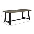 Christopher Knight Home Calero – Ensemble de salle à manger d'extérieur 6 pièces en bois d'acacia et osier avec banc