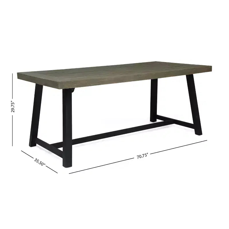 Christopher Knight Home Calero – Ensemble de salle à manger d'extérieur 6 pièces en bois d'acacia et osier avec banc