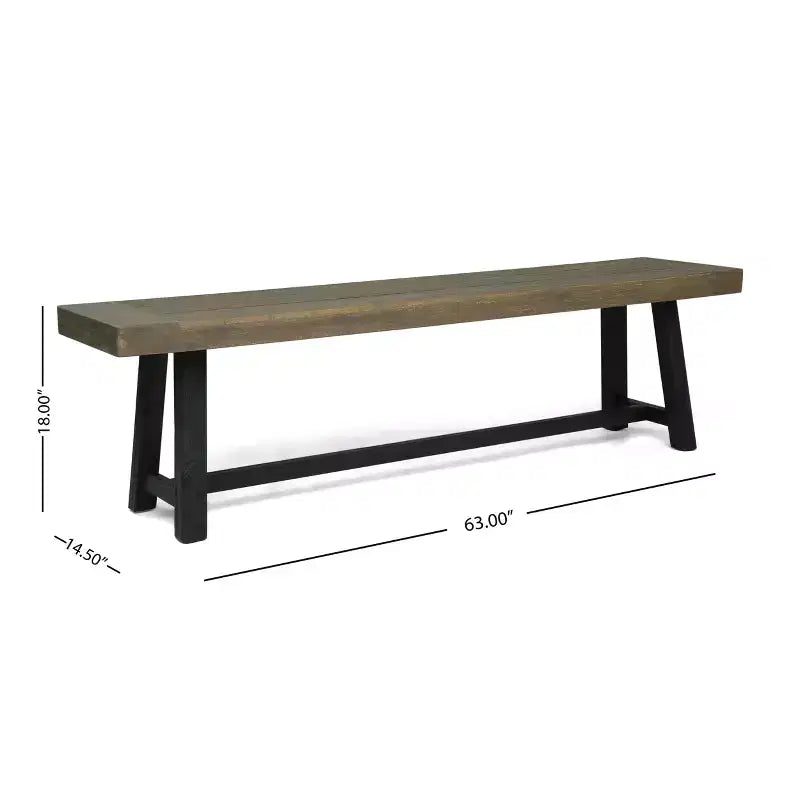 Christopher Knight Home Calero – Ensemble de salle à manger d'extérieur 6 pièces en bois d'acacia et osier avec banc