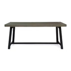 Christopher Knight Home Calero – Ensemble de salle à manger d'extérieur 6 pièces en bois d'acacia et osier avec banc