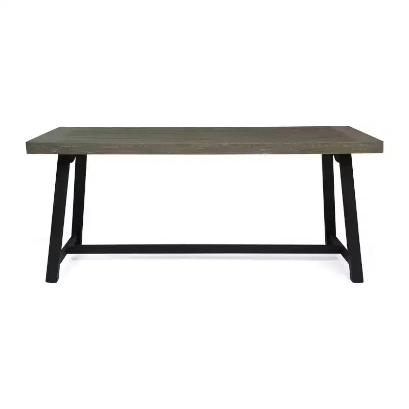 Christopher Knight Home Calero – Ensemble de salle à manger d'extérieur 6 pièces en bois d'acacia et osier avec banc