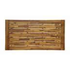 Christopher Knight Home Calero – Ensemble de salle à manger d'extérieur 6 pièces en bois d'acacia et osier avec banc