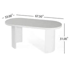 Christopher Knight Home Clara 2 Piece Modern Outdoor Concrete Terrazzo Dining Set