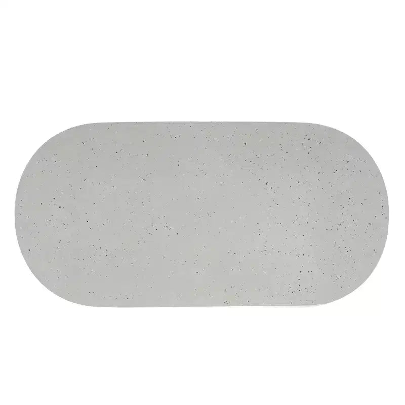 Christopher Knight Home Clara 2 Piece Modern Outdoor Concrete Terrazzo Dining Set