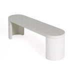 Christopher Knight Home Clara 2 Piece Modern Outdoor Concrete Terrazzo Dining Set