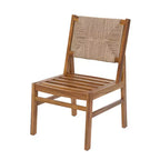Christopher Knight Home Elara 3-Piece Patio Rustic Wood Dining Set with Wicker Woven Chairs