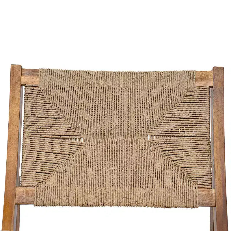 Christopher Knight Home Maurice 7 Piece Patio Rustic Acacia Wood Dining Set with Wicker Woven Chair