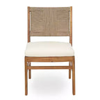 Christopher Knight Home Isidora 5 Piece Patio Rustic Acacia Wood Dining Set with Wicker Woven Chair