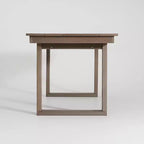 Ensemble de salle à manger d'extérieur rustique Luma 7 pièces GDFStudio