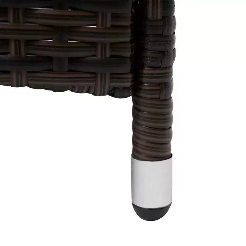 2 Reclining Chaise Lounge Chairs, Rolling Outdoor Chairs with Cushion, Pillow, Headrest, Armrests, and Wheels