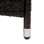 2 Reclining Chaise Lounge Chairs, Rolling Outdoor Chairs with Cushion, Pillow, Headrest, Armrests, and Wheels