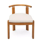 Ensemble de salle à manger d'extérieur rustique 9 pièces Dione Christopher Knight Home en bois d'acacia avec plateau à lattes et coussins