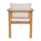 Christopher Knight Home Kaja Ensemble de salle à manger d'extérieur 7 pièces en bois d'acacia, cadre finition teck avec coussin beige