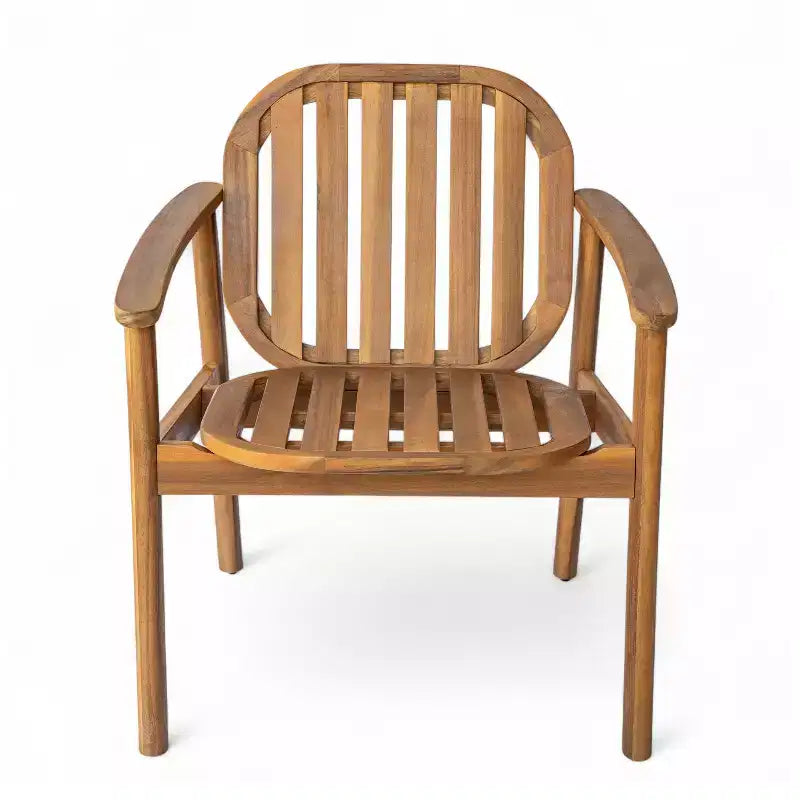 Christopher Knight Home Priya Ensemble de salle à manger d'extérieur 7 pièces en bois d'acacia de style Ferme avec table rectangulaire à lattes