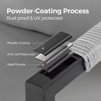 Ensemble de salle à manger de patio HAPPATIO, ensemble de salle à manger d'extérieur en rotin tressé, chaises en corde tressée avec coussins pour pelouse et jardin