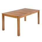 GDFStudio Nicolas – Ensemble de salle à manger 5 pièces en bois et métal avec 4 fauteuils en rotin tressé