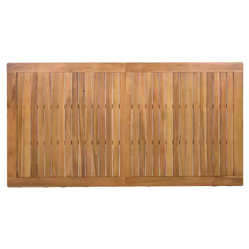GDFStudio Nicolas – Ensemble de salle à manger 5 pièces en bois et métal avec 4 fauteuils en rotin tressé