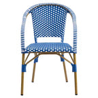 Ensemble de salle à manger d'extérieur 7 pièces en rotin synthétique français et bois d'acacia extensible Natacha Christopher Knight Home