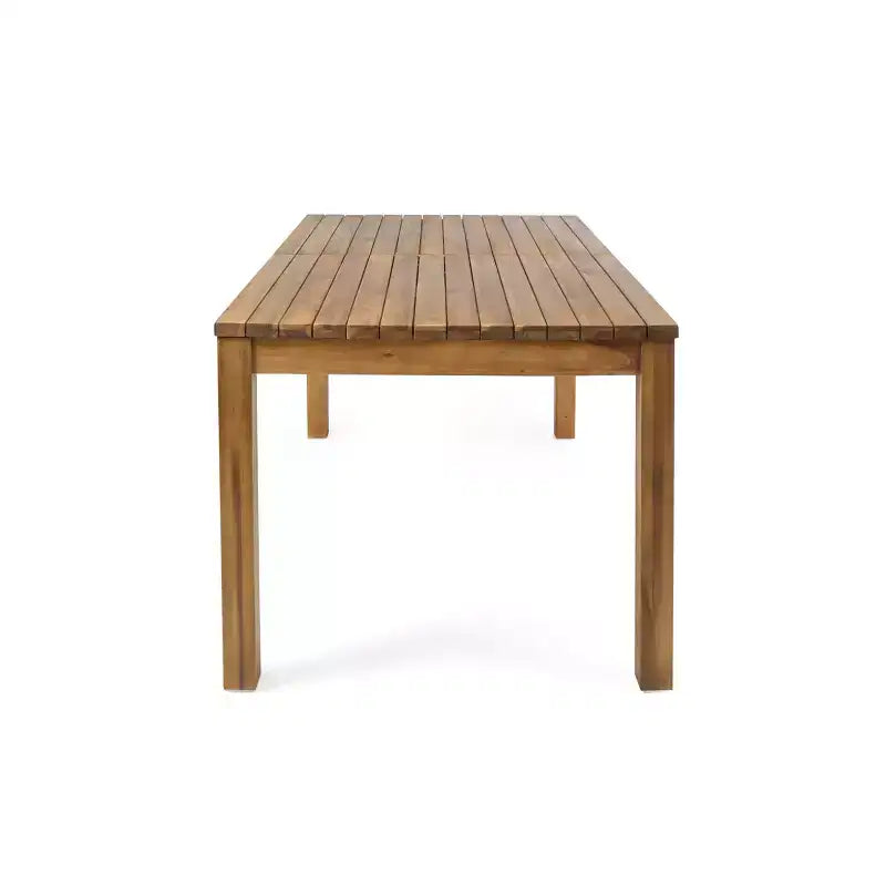 Ensemble de salle à manger d'extérieur rustique 7 pièces Christopher Knight Home Sarene en bois d'acacia avec corde tressée à la main