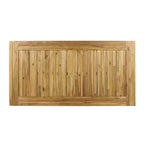 Ensemble de salle à manger d'extérieur 7 pièces Beryle en bois d'acacia et corde avec coussins par Christopher Knight Home