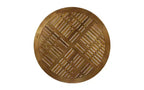 ModernLuxe Acacia Wood Patio Dining Set, Outdoor Dining Table and 4 Woven Rope Armchairs with Cream Cushions, Teak+Black