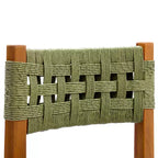 Christopher Knight Home Elvira Ensemble de salle à manger 7 pièces en osier tressé rustique et bois d'acacia pour l'extérieur