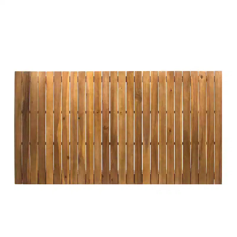 Christopher Knight Home Elvira Ensemble de salle à manger 7 pièces en osier tressé rustique et bois d'acacia pour l'extérieur