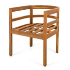 Christopher Knight Home Bennett Patio Rustic 7-Piece Acacia Wood Expandable Dining Table and Chairs Set with Cushions