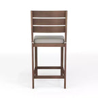 Ensemble de patio Martha Stewart Bedford en aluminium 3 pièces, 2 tabourets de bar avec coussins, table de patio carrée de 35,5 po