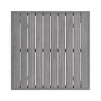 Ensemble de patio 5 pièces en aluminium Martha Stewart Bedford, 4 tabourets de bar avec coussins, table de patio carrée de 35,5 po