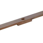 GDFStudio Lena Ensemble de salle à manger d'extérieur 5 pièces en bois d'acacia avec table rectangulaire de 150 cm et trou pour parasol