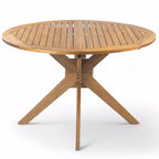 Christopher Knight Home Evren Ensemble de 5 Chaises de Repas de Patio Modernes en Aluminium avec Table de Repas à Lattes en Bois d'Acacia