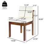 Christopher Knight Home Harrison Patio Modern 7-Piece Acacia Wood Expandable Dining Table and Chairs Set with Cushions