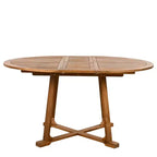 Ensemble de salle à manger d'extérieur 5/7 pièces, salon de jardin avec 4/6 fauteuils en rotin et table en bois d'acacia résistant aux intempéries, Naturel - ModernLuxe