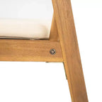 Ensemble de salle à manger moderne 7 pièces Christopher Knight Home Andika en bois d'acacia avec dossier en corde et table à lattes