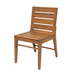 Christopher Knight Home Lorenzo Modern 7 Piece Acacia Wood Dining Set with Slatted Design and Curved Legs