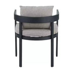 Christopher Knight Home Elko - Table à manger moderne 7 pièces d'extérieur en bois d'acacia à lattes avec chaises en aluminium et coussins